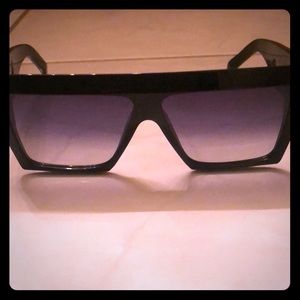 Celine 61mm Wraparound Sunglasses